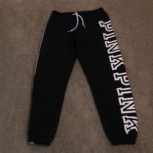 Pink Victoria Secret sweat pants